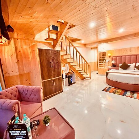 Himalayan Fort Resort, Manali - ! Riverside Property !! Big Lawn With Bonfire !! Best Selling !! Scenic River & Mountais View !! Big Parking !! Luxury Balcony Rooms !! Playing Zone !! Property Of The Year ! M 98160-43600 ภายนอก รูปภาพ