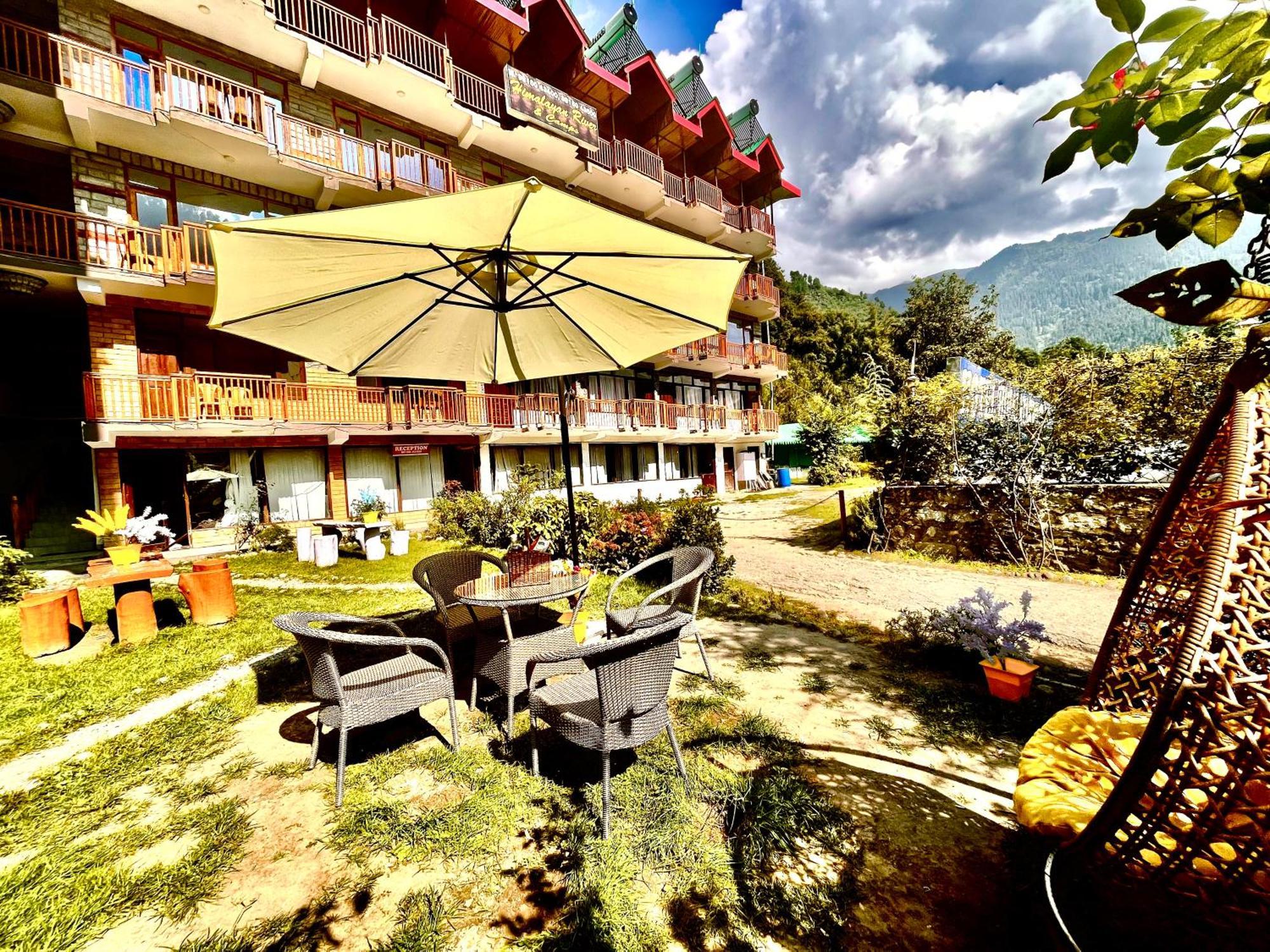 Himalayan Fort Resort, Manali - ! Riverside Property !! Big Lawn With Bonfire !! Best Selling !! Scenic River & Mountais View !! Big Parking !! Luxury Balcony Rooms !! Playing Zone !! Property Of The Year ! M 98160-43600 ภายนอก รูปภาพ